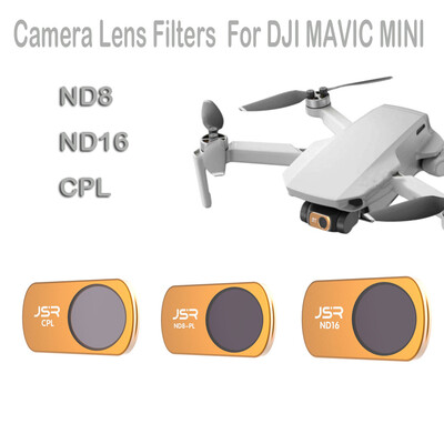 

Siaonvr 3PCS ND8ND16CPL Camera Lens Filters For DJI MAVIC MINI RC Drone