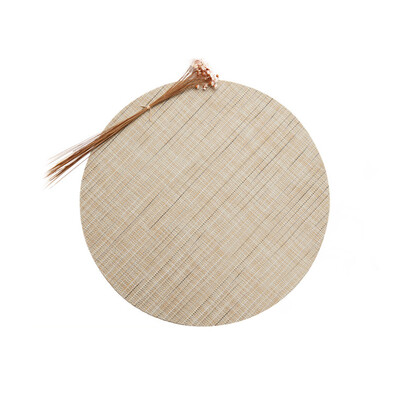 

Toponeto Round Circle Placemats Table Place Mats Kitchen Dinner Table Heat Pads 35cm