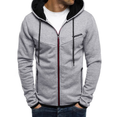

Toponeto Mens Autumn Winter Zipper Sportswear Casual Print Pullover Long Sleeve Blouse