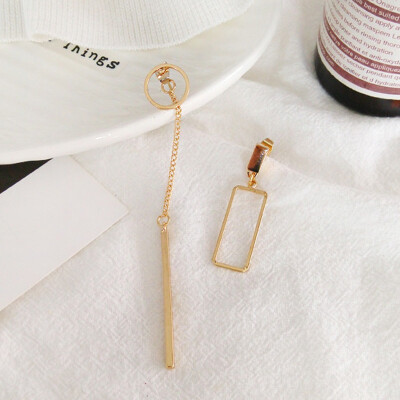 

Women Fashion Exquisite Concise Elegant Geometric Long Style Dangle Earrings