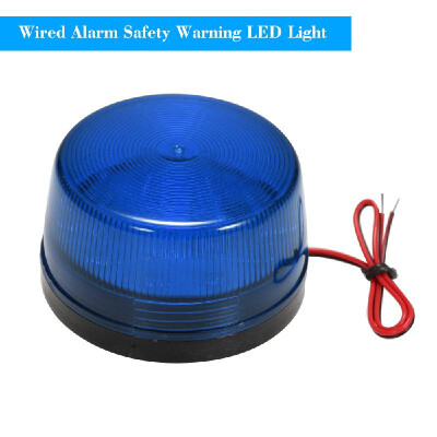 

Wired Alarm Strobe Signal Safety Warning LED Light Flashing Waterproof 12V 120mA Safely Security for Alarm System Orange