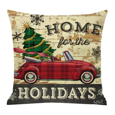 

〖Follure〗Christmas Tree comfortable Sofa Festival Pillow Case Cushion