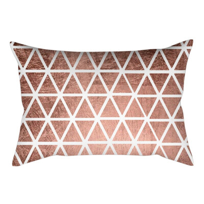 

Rose Gold Pillowcase Powder Peach Skin Long Shape Pillow Cover Home Garden Home Textile