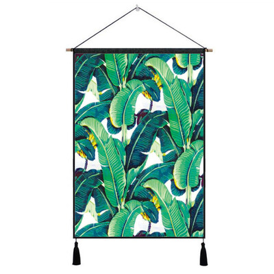 

Toponeto Unframed Banana Leaf Oil Painting Print Picture Home Wall Room Wall Hanging