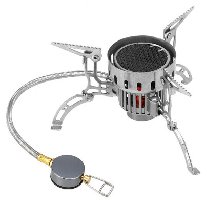 

Outdoor Infrared Camping Stove Ultralight Portable Furnace Collapsible Windproof Gas Stove Mini Burner for Cookout Picnic Hiking B