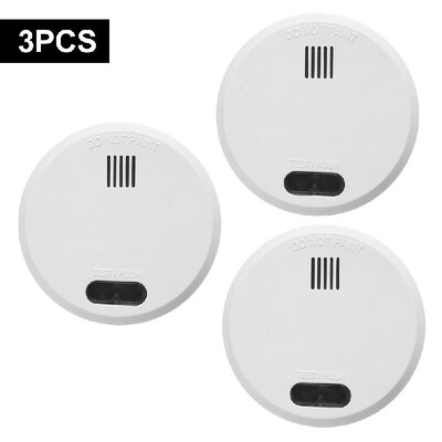 

Wireless Smoke Detector Photoelectric Fire Alarm Battery-Powered Light Sound Warning Fire Safety for Home Hotel School