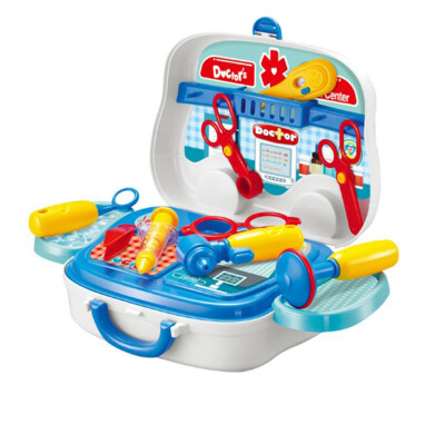 

Pretend Play Children Simulation Scissors Doctor Supplies Suitcase Kids Plastic Toy Set Birthday Gift