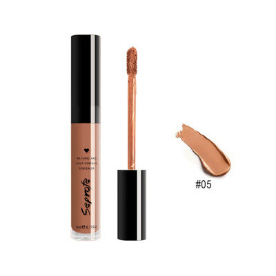 

Full Cover 5 Color Liquid Concealer Make Up Eye Dark Circles Cream Face Corrector Waterproof Moisturizing Liquid Foundation Base