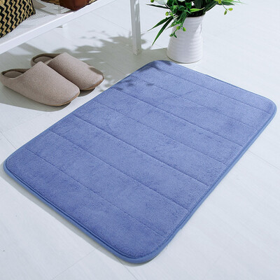 

Siaonvr Absorbent Soft Memory Foam Mat Bath Bathroom Bedroom Floor Shower Rug Decor