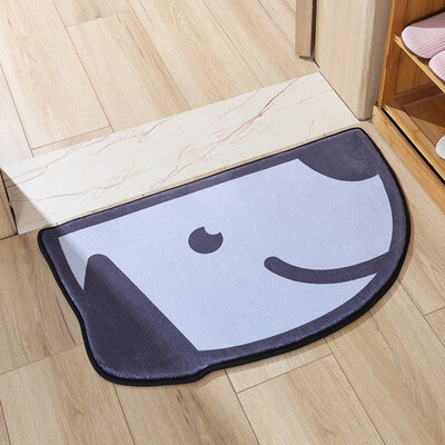 

Toponeto Cartoon Animal Floor Mats Gateway Bathroom Door Water Absorbent Anti-slip Mat
