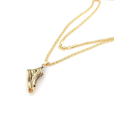 

Creative Men Vintage Hip Hop Shoe Necklace Chain Charm Jewelry Pendants Retro