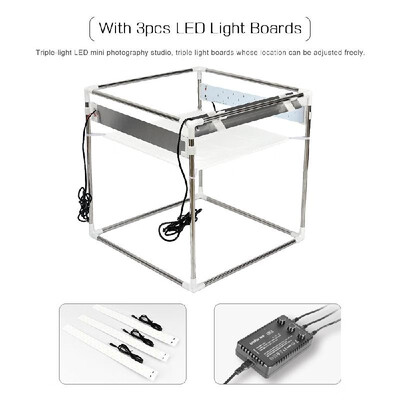 

Godox LST60 606060cm LED Mini Photography Studio Shooting Tent Softbox with 3pcs LED Light Board 5800K CRI 96 Power 60W for Mac