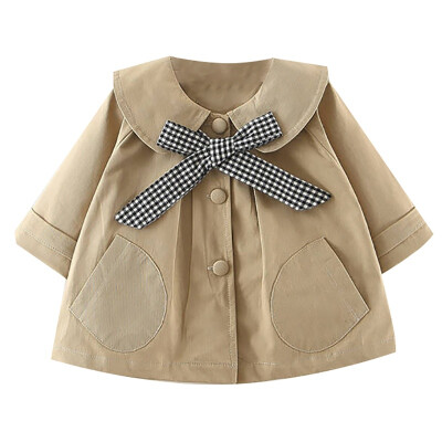 

Baby Girl Cute Outerwear Bowknot Design Casual Autumn Sweatshirt Kids Outfits Jacket Tops Cloths