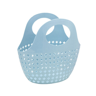 

Toponeto Storage Bathroom Kitchen Hollow Plastic Color Fashionable Portable For Basket