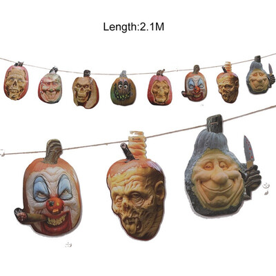 

Household Halloween Decoration Pull Flag Horror Biochemical Crisis Pull Flag Festive Party Supplies