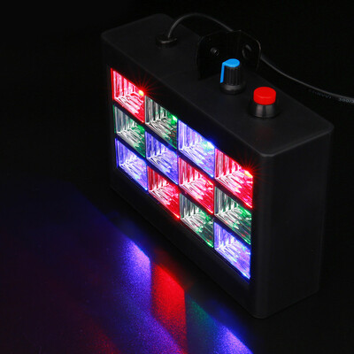 

〖Follure〗Strobe Light 12 LED 15 Watt RGBW Flash Light Stage Party Wedding Lighting KTV