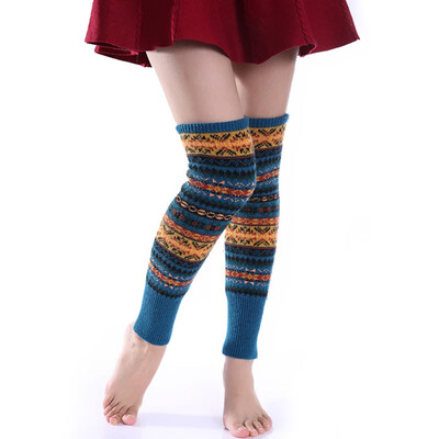 

Tailored Women Casual Boho Knitted Stocking Leg Warmer Socks Loose Socks