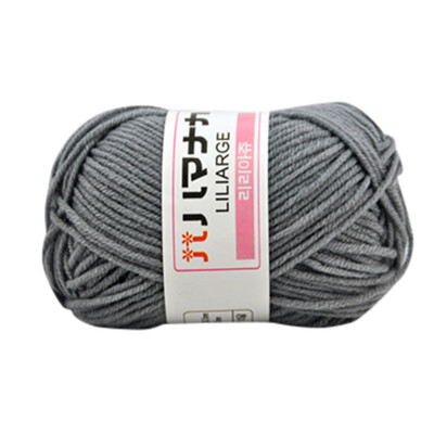

Gobestart 1PC 25g Chunky Colorful Hand Knitting Milk Cotton Crochet Knitwear Wool A