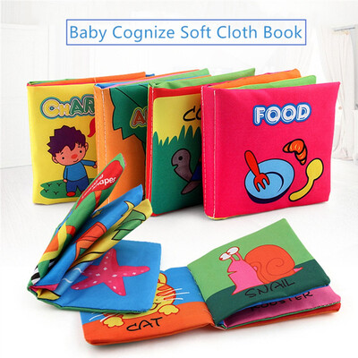 

YIWULABaby Kids Soft Intelligence Development Cognize Cloth Book Educational Toy Gift