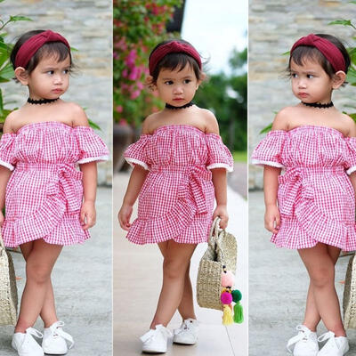 

Details about Summer Baby Kids Girls Dress Toddler Princess Party Tutu Summer Floral Dress