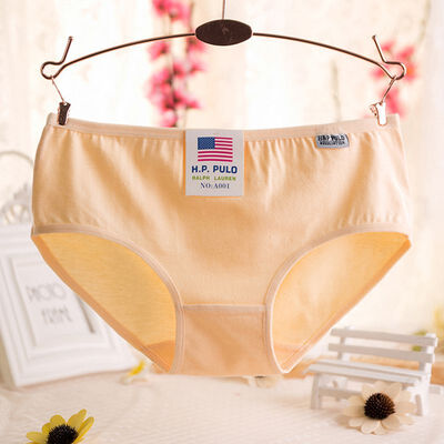 

Color Cotton Breathable Briefs Cozy Women Underwear Solid Girl Student Panties Low-Rise Female Underwear Ultra-Slim Comfortable
