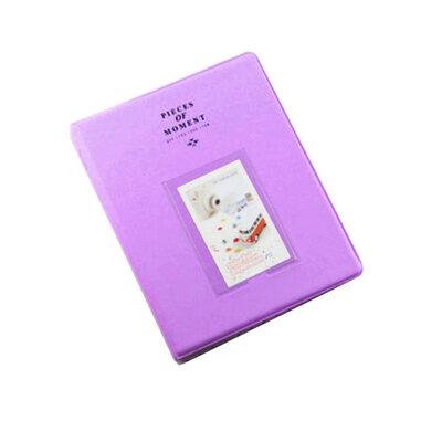 

128 Pockets Mini Insert Type Memorial Photo Album Photograph Collection Book