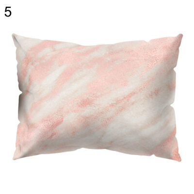 

Fresh Marble Print Pillow Case Cushion Cover Bed Car Cafe Office Decoration