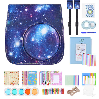 

13 in 1 Accessories Kit for Fujifilm Instax Mini 888s9 Include Camera CaseStrapStickerSelfie LensColored FilterAlbumPhot