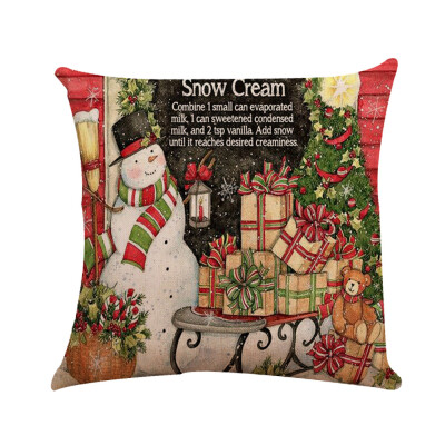 

Tailored Christmas Pillow Covers Embroidery Throw Pillow Cases for Home Car Decorative