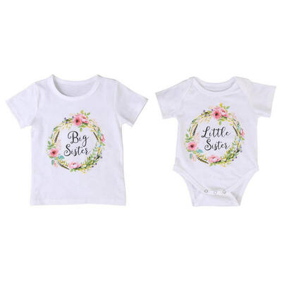 

Family Matching Clothes Summer Baby Kids Little Big Sister Match Clothes Family Matching Outfits Jumpsuit Romper Outfits