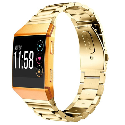 

SANXING fit2 three beads stainless steel watch band 15352