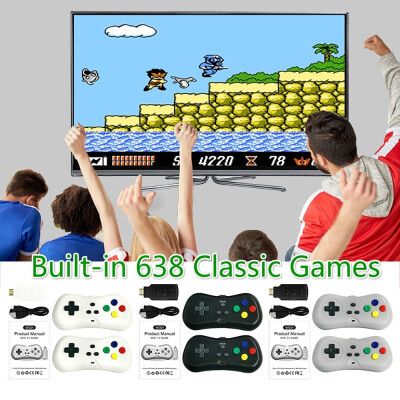 

Classic Games Console Built-in 638 Classic Games 4K HD Video Output TV Games