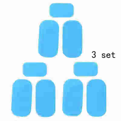 

Hip Trainer Gel Pads Muscle Stimulator Gel Pads Muscle Trainer Replacement Gel Sheet Accessories -3 sets a total of 9