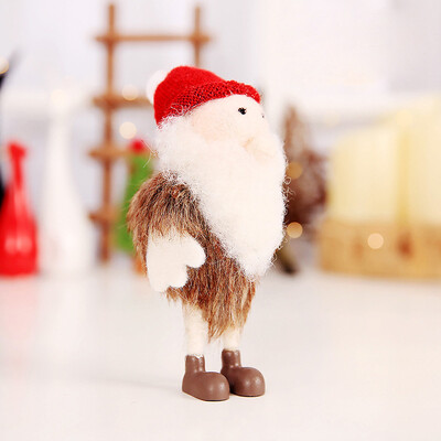

Tailored Wool Felt Santa snowman Xmas The Mall Show Ornaments Christmas Home Decors
