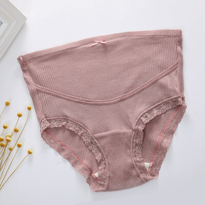 

Pregnant Womens Briefs High Waist Postpartum Maternal Panties Guarding The Belly Comfortable Breathable Soft Safety