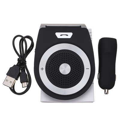 

Wireless Bluetooth 41 Hands Free Speakerphone Car Kit Multipoint Visor Clip Audio Music Receiver