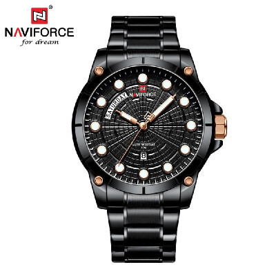 

NAVIFORCE NF9152 Men Brand Quartz Watch Luminous Fashion Casual Outdoor Sports Male Waterproof Wristwatch Relogio Masculino with G