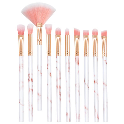 

10pcs Makeup Brush Set Foundation Powder Marble Make Up Brush Tool Kits Professional Women Brushes Eye Shadow Eyeliner Soft