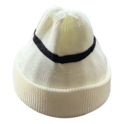 

Hemming Caps 1-4Y Newborn Boys Girls Cute Autumn Winter Warm Kids Baby Stripe Print Hats Wool