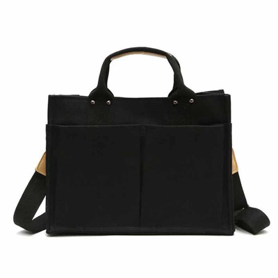 

Women Fashion Casual Solid Color All-match Messenger Bag Pocket Big Capacity Durable Shoulder shoulder bagfashion casual bag