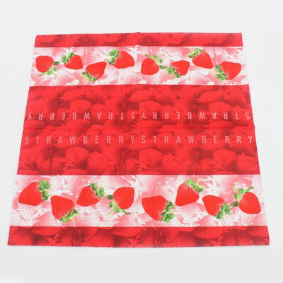 

20 Pcs 33x33cm Party Love With A Colorful Printed Napkin 100 Raw Wood Pulp Food-grade Water-based Ink Dye Printing