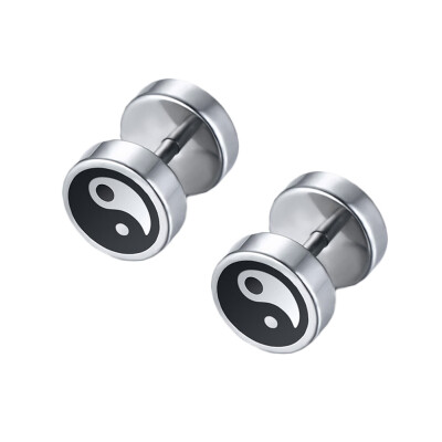 

Fashion Men Titanium Steel Earrings Man Stud Earrings Jewelry