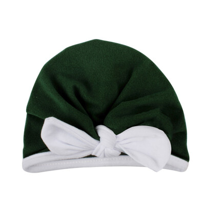 

Newborn Baby Girl Boy Soft Cute Rabbit Ears Turban Knot Hospital Hats Toddler Solid Caps Headwear 03T