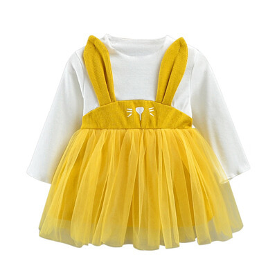 

Princess Dresses For Girls Long Sleeve Kids Dresses For Girls Lovely Lace Mesh Girl Dress Baby Clothes Autumn