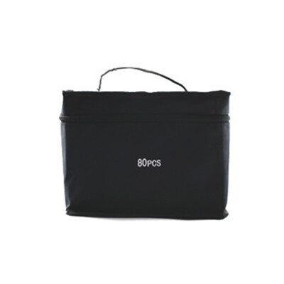 

Toponeto High Capacity Canvas Draw Mark Pencil Case Storage Bag 24303640486080 Pcs