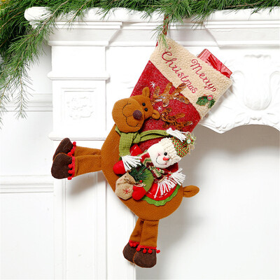 

Gobestart Christmas Decoration Pendant Christmas Decoration Candy Bag Christmas Gift Bag