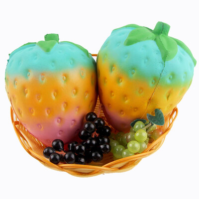 

〖Follure〗Squishy Squeeze Jumbo Stress Reliever Strawberry Scented Slow Rising Toys Gifts