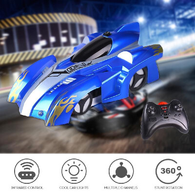 

RC Car Wall-mounted Racing Car Sport Climber with 360 Degree Rotating Stunt Toys Home Vehicle Mini Gravity Remote Control Cars Ele