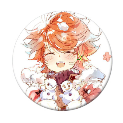 

CAR-TOBBY Anime The Promised Neverland Badge Yakusoku No Neverland Badge Bag Tie Badge Brooch Pin Backpack Badge Kids Gifts