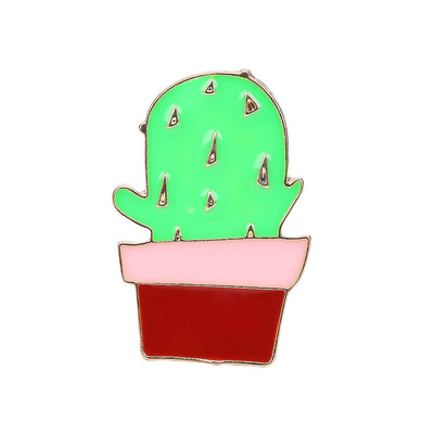 

Metal Cactus Enamel Lapel Pins Brooch Badge Clothing Backpacks Jackets Accessory